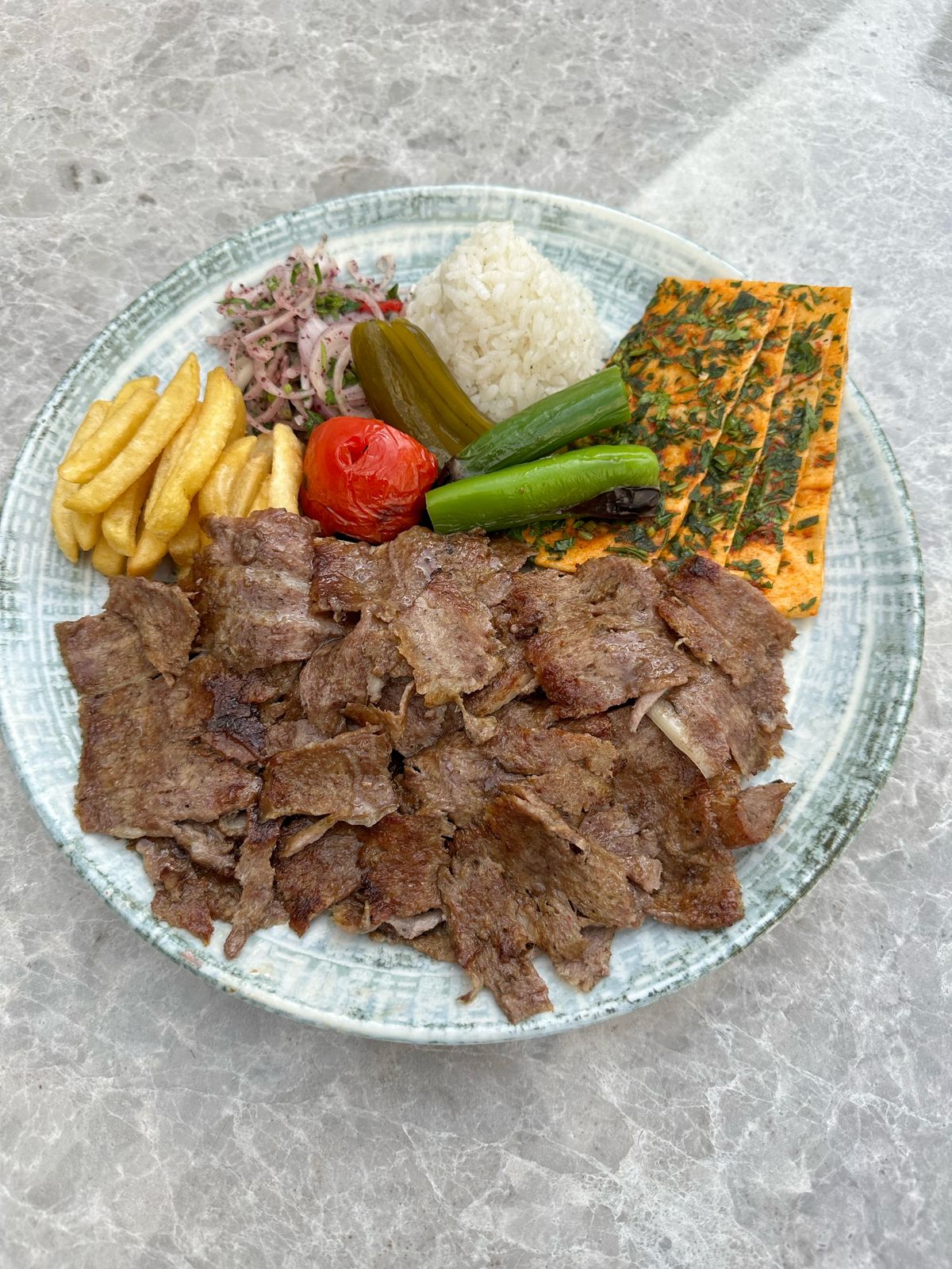 MEAT DONER PLATTER